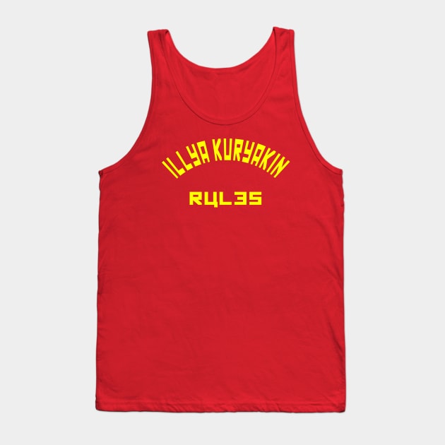 Illya Kuryakin Rules Tank Top by Lyvershop